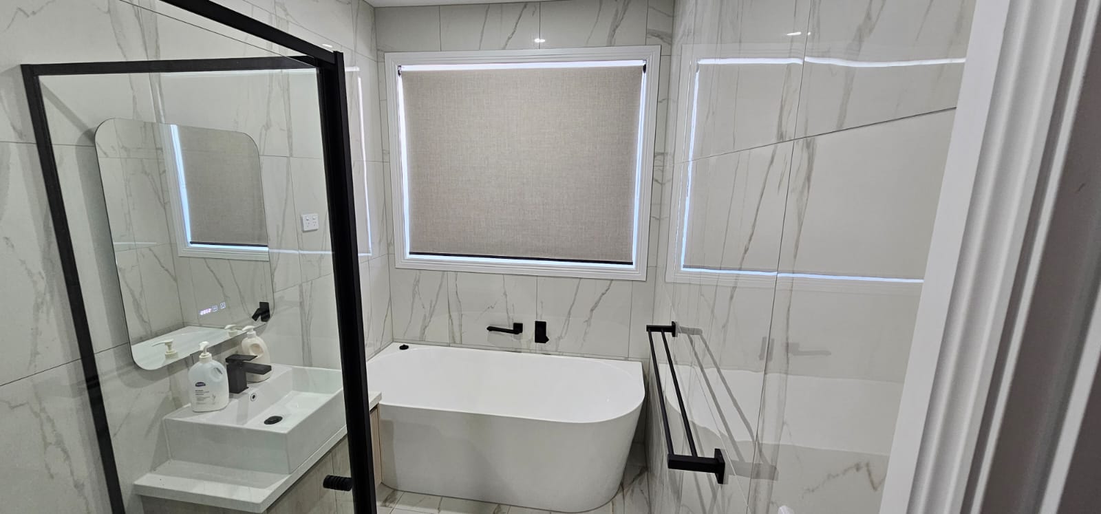 Blinds and curtains for bright interiors